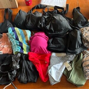Mixed Color Women’s Swim tops and bottoms all Aerie and NWT –